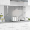 vidaXL Kitchen Backsplash Light grey 39.37 x 23.62 x 0.24 in