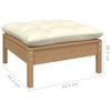 vidaXL Garden Lounge Set Honey brown Solid pine wood Large Modular