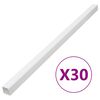 vidaXL Cable Trunking 2.4"x1.6" 98.4' PVC