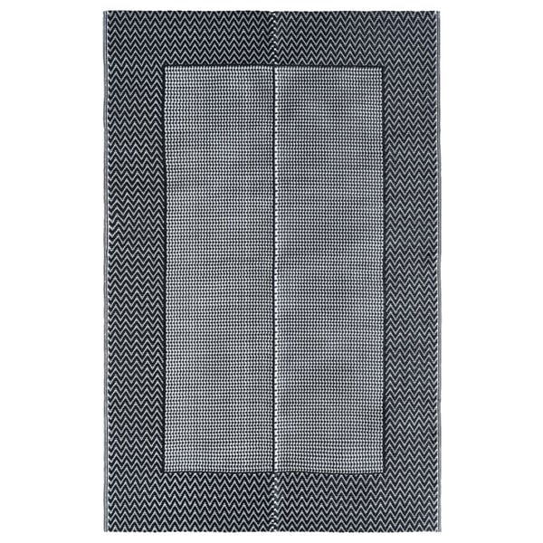 vidaXL Outdoor Carpet Grey Polypropylene (PP) 63 x 90.6 in Pattern