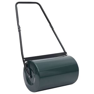 vidaXL Lawn Roller Green and Black Steel Standard Sturdy Lawn Roller