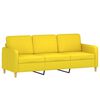 vidaXL Sofa Set Light Yellow