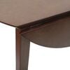 vidaXL Dining Table Brown Solid Wood Rubber