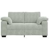vidaXL Loveseat Sofa Light Grey Velvet 2-seater Durable Loveseat Sofa