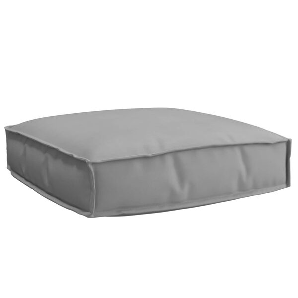 vidaXL Cushion Grey 23.62 x 23.62 x 4.72 in Oxford Fabric