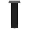 vidaXL Coffee Table Leg Black Powder-coated steel Medium Adjustable Feet
