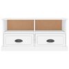 vidaXL TV Cabinet White Engineered Wood Medium TV Cabinet Rectangular