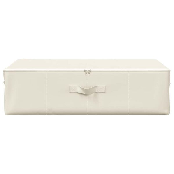 vidaXL Storage Box Fabric 27.6x15.7x7.1" Cream