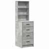 vidaXL Dressing Table 2 pcs Gray 50 x 41 x 135 cm Engineered wood