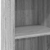 vidaXL Highboard Grey Sonoma Engineered Wood Medium Highboard
