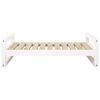 vidaXL Dog Bed White Solid pine wood Medium Minimalistic Dog Bed