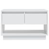 vidaXL TV Cabinet White Engineered Wood 27.6x16.1x17.3 in TV Cabinet