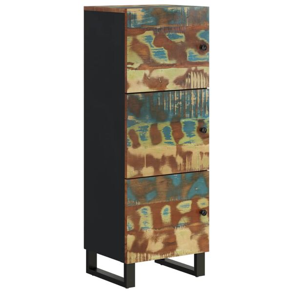 vidaXL Highboard Reclaimed wood color, mixed color finish