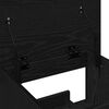 vidaXL Podium Black Oak 21.65 x 21.65 x 42.13 in Engineered Wood