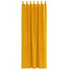 vidaXL Blackout Curtains 2 pcs Mustard Yellow 55.12 x 96.46 in Velvet