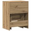 vidaXL Dressing Table with Drawer artisan oak 23.6" x 15.7" x 29.5