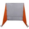 vidaXL Tailgate Tent Grey and Orange 74.80 x 59.06 x 72.83 in Taffeta