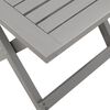 vidaXL Sun Lounger Grey Solid Acacia wood Standard Foldable