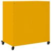 vidaXL Sideboard Mustard Yellow Cold-rolled Steel Medium Sideboard