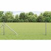 vidaXL Fence Post Other 26 pcs Grey 1.26 x 1.26 x 23.62 in Steel