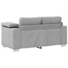 vidaXL Sofa Cloud Grey 62.99 x 30.31 x 32.28 in Fabric