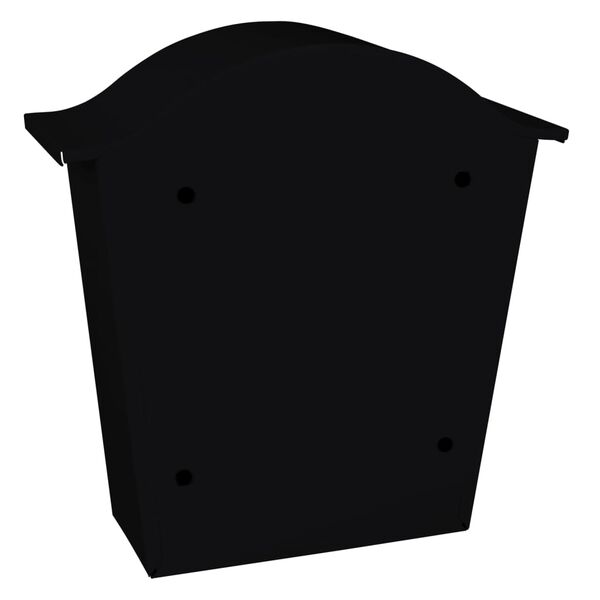 V-Part Mailbox Black Powder-coated galvanized steel Medium Locks