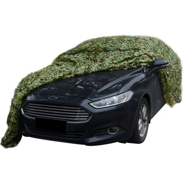 vidaXL Camouflage Net with Storage Bag 4.9'x23'