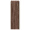 vidaXL Bookcase Brown Oak Engineered Wood Compact Bookcase Rectangular
