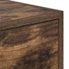 vidaXL TV Cabinet Smoked Oak Engineered Wood Medium TV Cabinet