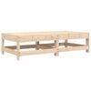 vidaXL Garden Footstool Pine wood Solid pine wood Medium Modular