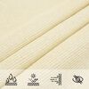 vidaXL Sunshade Sail HDPE Square 6.6x6.6' Cream