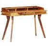 vidaXL Writing Desk Brown Solid Acacia Wood Medium Writing Desk