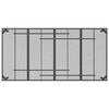 vidaXL Garden Dining Set Anthracite Metal mesh with e-coating finish Large