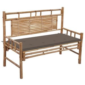 vidaXL Garden Bench Bamboo Standard Durable Garden Bench Rectangular
