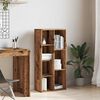 vidaXL Book Cabinet Old Wood Engineered Wood Medium Book Cabinet