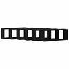 vidaXL Wall Shelves with Shelf 6 pcs Black oak 23.6" x 5.9" x 9.1