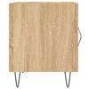 vidaXL Bedside Cabinet Sonoma oak Engineered wood Medium Bedside Cabinet