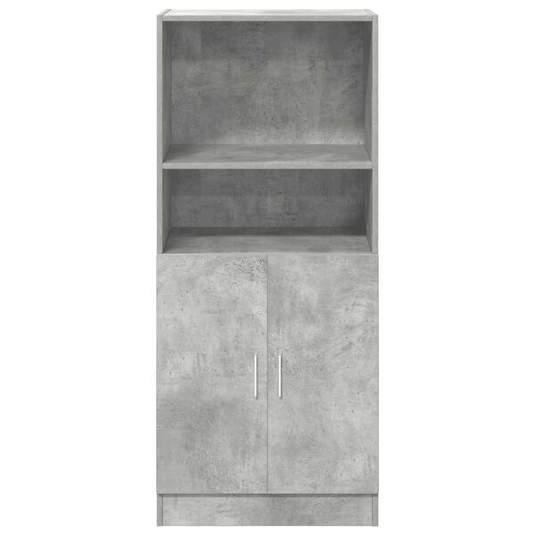 vidaXL Kitchen Cabinet Concrete grey Engineered wood Medium