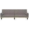 vidaXL Sofa Bed Taupe Plywood Large