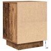 vidaXL Bedside Cabinet Old wood Engineered wood 15.0 x 13.4 x 19.7 in