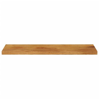 Long wooden plank board with smooth edge, light brown wood