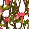 vidaXL Artificial Ivy Trellis Expandable 5 pcs Dark Pink 70.9x23.6"