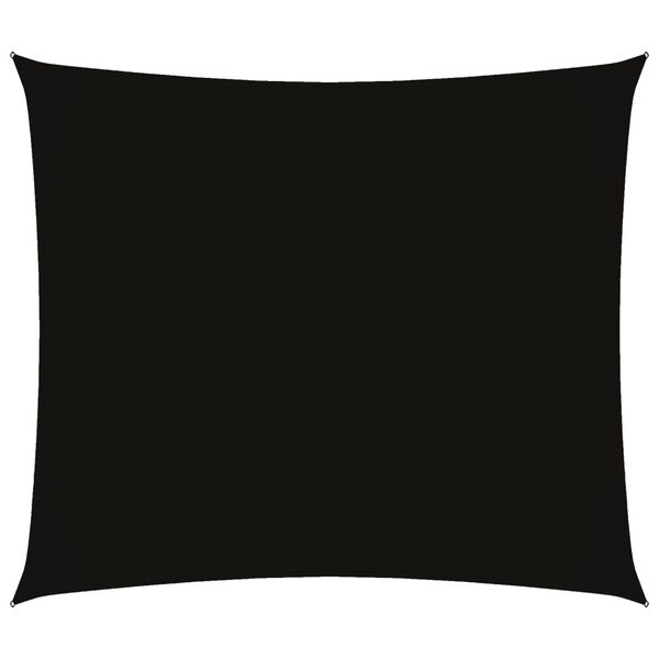 vidaXL Sunshade Sail Oxford Fabric Rectangular 8.2x9.8' Black