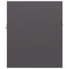 vidaXL Sink Cabinet High gloss grey Engineered wood Large