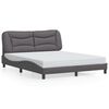 vidaXL Bed Frame Gray