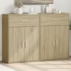 vidaXL Sideboard Sonoma oak Engineered wood Medium Sideboard