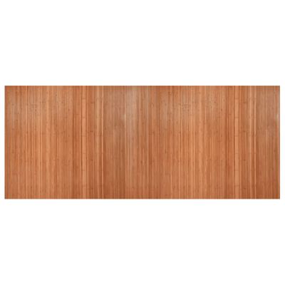 A long wooden panel with vertical wood slats.