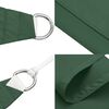 vidaXL Sunshade Sail Oxford Fabric Square 11.8x11.8' Dark Green