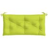 vidaXL Patio Bench Cushion Bright Green 43.3x19.7x2.8" Oxford Fabric