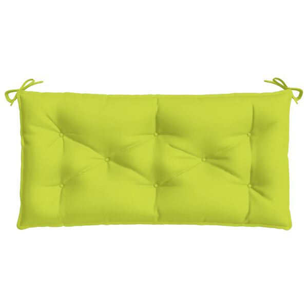 vidaXL Patio Bench Cushion Bright Green 43.3x19.7x2.8" Oxford Fabric